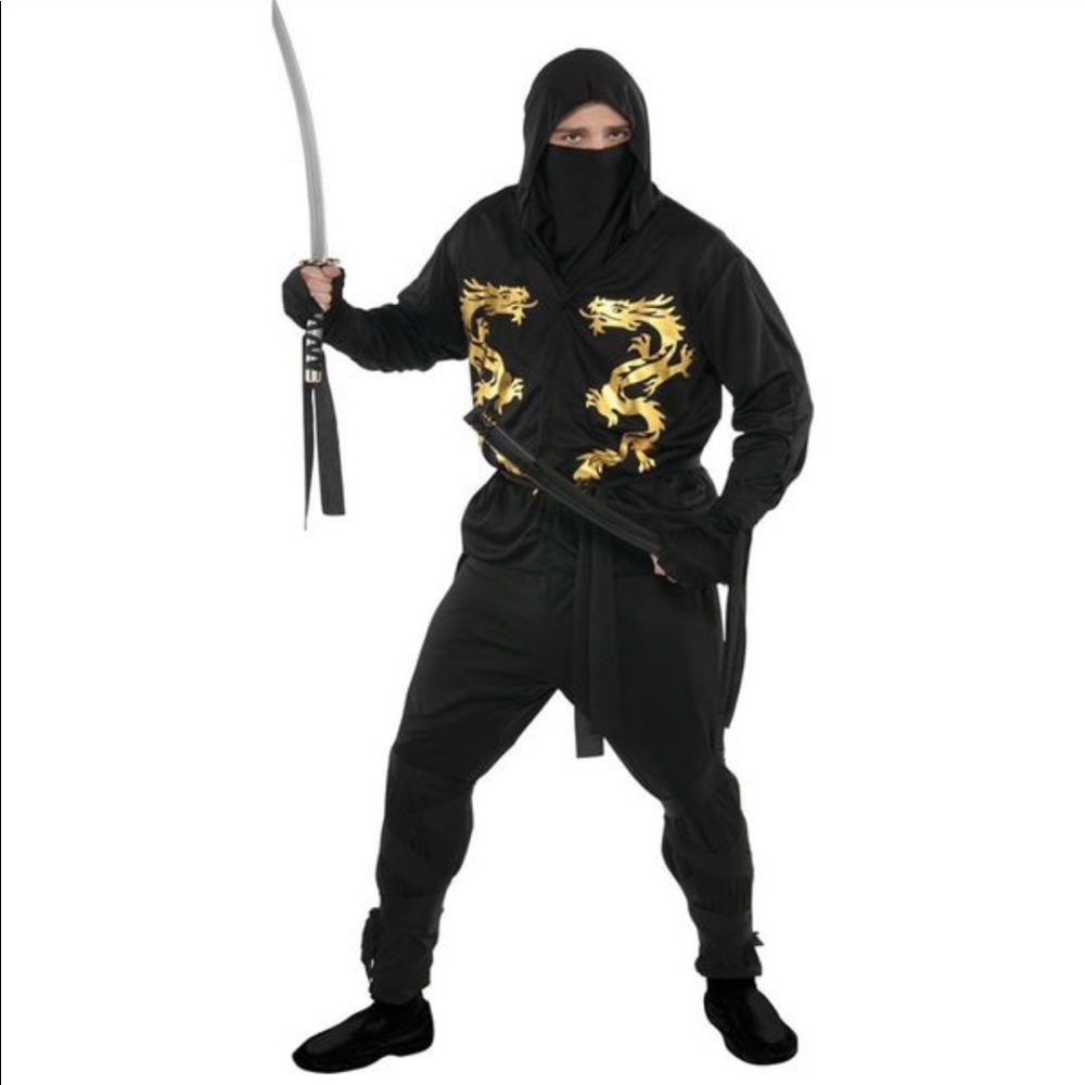 Gold Dragon Ninja costume